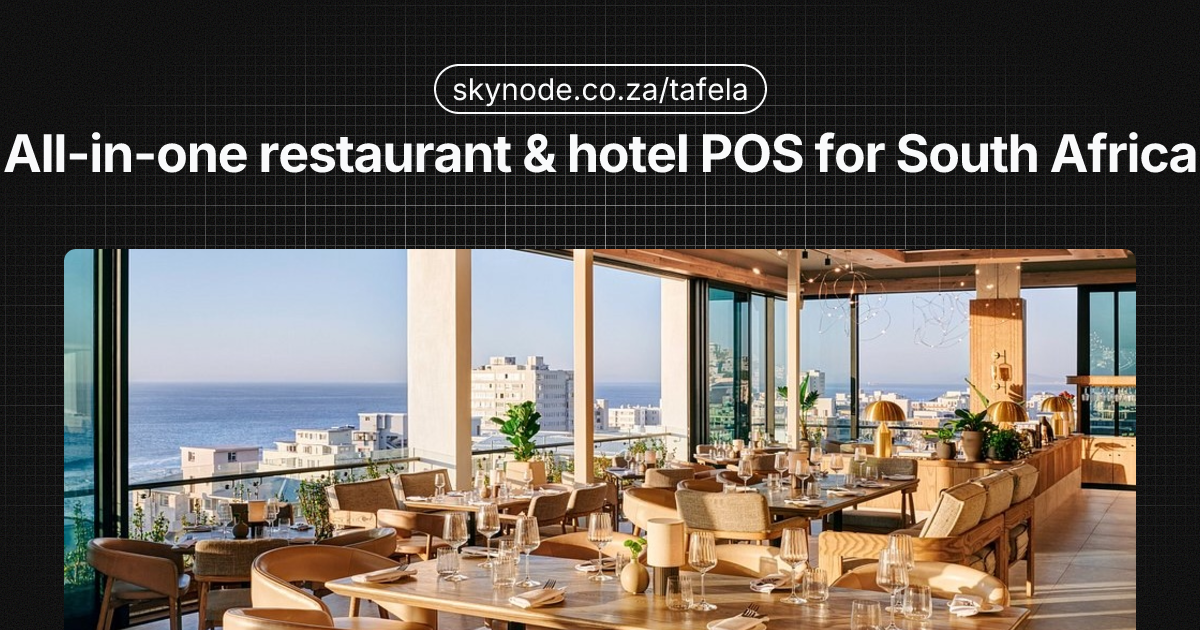 Restaurant Technology Trends in South Africa: What to Expect in 2026